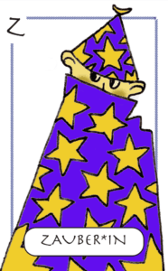 Abb.2: Zauber*innen Karte © Jakob Klukas & Le Thuc Anh Mai, 2023.